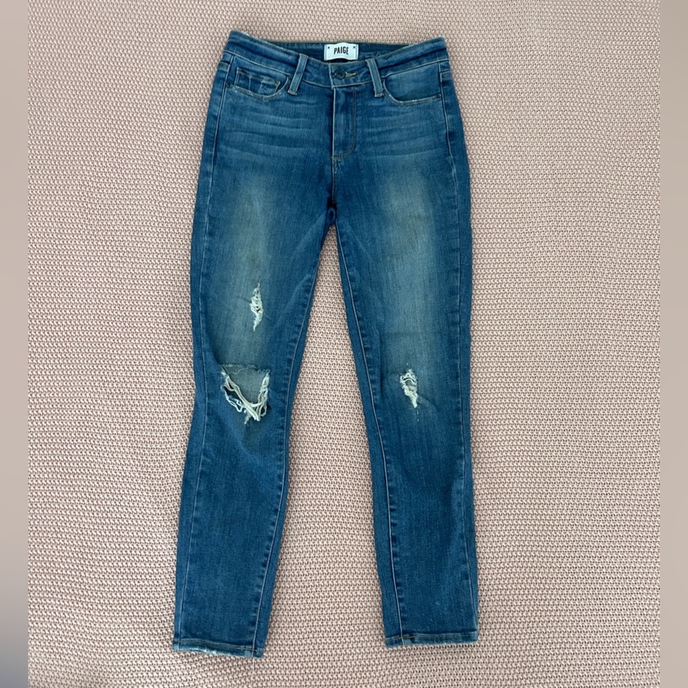 PAIGE Hoxton Crop Skinny Jeans